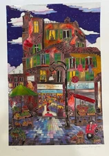 Lienna Pergola- Lithograph on paper