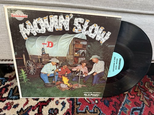 Signed BAR D WRANGLERS LP Vinyl MOVIN' SLOW Frontier Records Durango CO