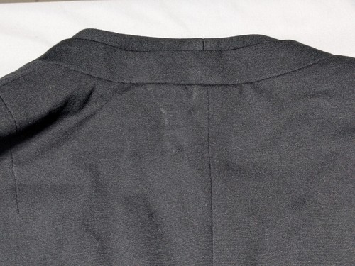 ANNE KLEIN Women Black Viscose Nylon Blend Open Front Vest NEW - Picture 17 of 18