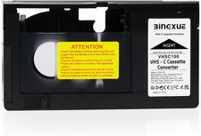 New Cassette Adapter for Camcorders SVHS VHS-C to VHS, Compatible 12Mm, Motorize