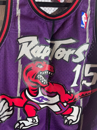 Vince Carter Toronto Raptors 1998-99 Mitchell & Ness Swingman Jersey Size S - Picture 3 of 13
