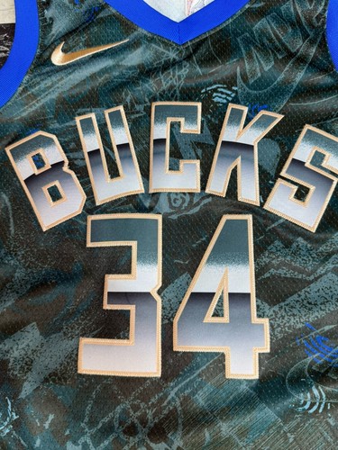 Nike Giannis Antetokounmpo Milwaukee Bucks NBA Select Series MVP Trikot Gr. 44 - Bild 3 von 9