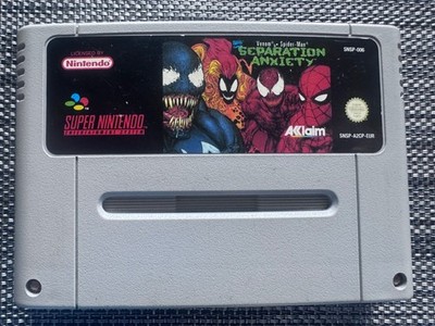 Venom Spiderman Separation Anxiety SNES Modul Super Nintendo 