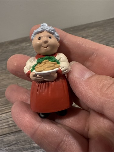 Papá Noel y la Sra. Claus Sello Navidad Feliz Miniaturas Conjunto de 2 Estatuillas 1989 - Imagen 7 de 10