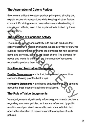 My Guide to Micro - AQA A-Level Economics Revision Guide - Year 1 - Picture 7 of 11