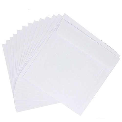 CD DVD HüLlen, DVD CD Medien Papier HüLlen Halter mit Durchsichtigem Fenste8793 - Afbeelding 4 van 6
