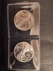 Lot of 2 x 1/2 oz Walking Liberty Silver Round by Money Metals Exchange .999