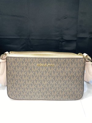 MICHAEL KORS ショルダーバッグ ホワイト/ブラウン Michael Kors ショルダーバッグ ホワイト/ブラウン