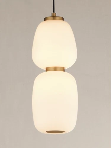 ET2 E25066-92 Gold/Black Soji 5"W Led Mini Pendant - Picture 2 of 5