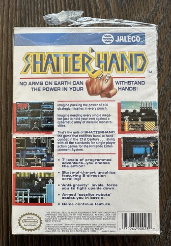 Shatterhand 100% komplett in Box CIB mit Factory Plastic! (Nintendo, NES 1991) 🔥 - Bild 17 von 24