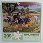 Bits and Pieces Home Grown 200 Piece 15X19 Letter Coded Puzzle Brand New Sealed