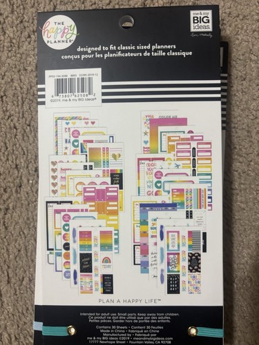 Nuevo The Happy Planner Crea 365 Hojas de Pegatinas Libros Lote Productividad - Imagen 5 de 8