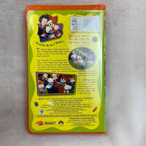 The Rugrats Movie (1998) VHS Nickeldeon Clamshell. - Picture 3 of 3