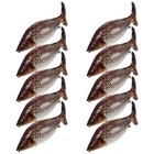 6 Pcs Fishing Birthday Decorations Shape Mylar Balloon Carp Foil