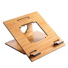  Ergonomic Laptop Riser Holder Mount Elevated Stand Portable Wood