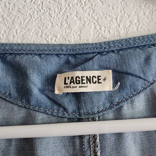 Mono L'Agence Chambray sin mangas con cordón - Imagen 7 de 13