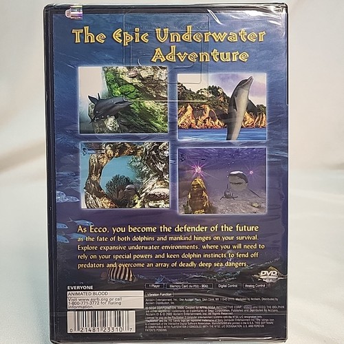 Ecco the Dolphin Defender of the Future PS2 New Sealed Complete Fast Shipping - Bild 2 von 14