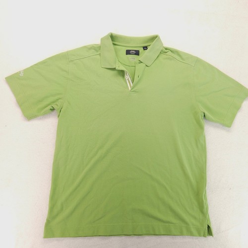 Callaway Collared Short Sleeve Casual Polo Shirt Adult Mens Size XL Green - 第 2/9 張圖片