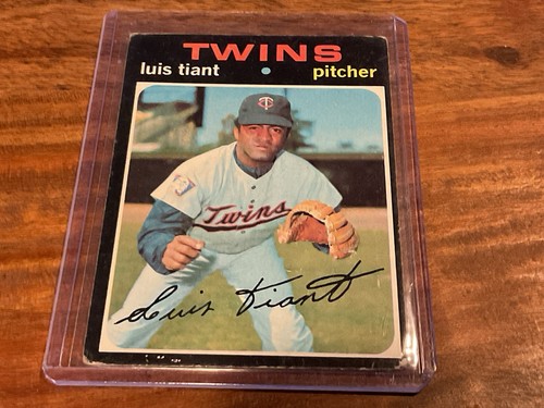 1971 Topps #95 Luis Tiant Minnesota Twins EX - Picture 2 of 3