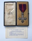 WW1 STERLING SILVER MILITARY MBE 1st TYPE C/W ORIGINAL CASE GARRARD & Co