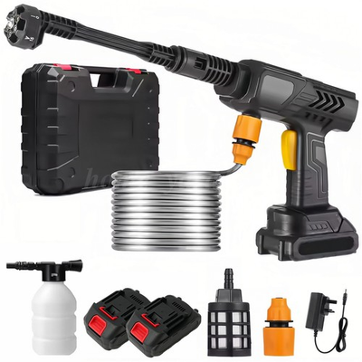 #ad Cordless Electric High Pressure Water Spray Gun Portable Car Washer Cleaner Tool $33.95