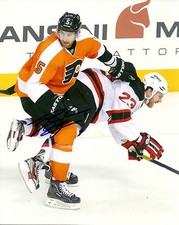 Braydon Coburn Hand Signed 8x10 Photo Philadelphia Flyers