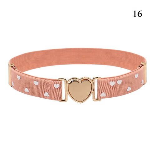 Boys Kids Belts Girls Elastic Adjustable Children Golden Alloy Buckle Toddler - Picture 39 of 51