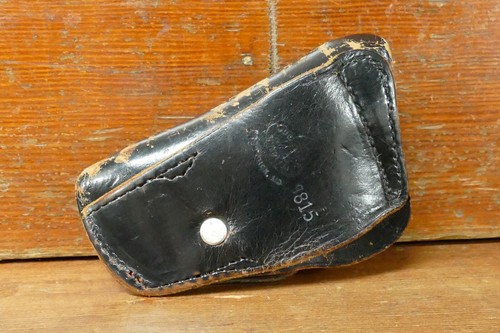 Vintage Bucheimer RH Belt Carry B815 Black Leather Holster - Used - Picture 6 of 7