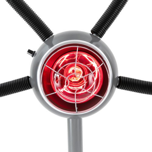 Lampada termica infrarossi 5 teste regolazione altezza styling asciugatrice salone lampada termica - Foto 10 di 17