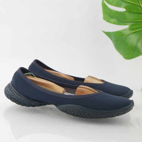 LISSOM Women's Ballet Flats Flytes Size 10 Navy Blue Light All Day Wear Slip On