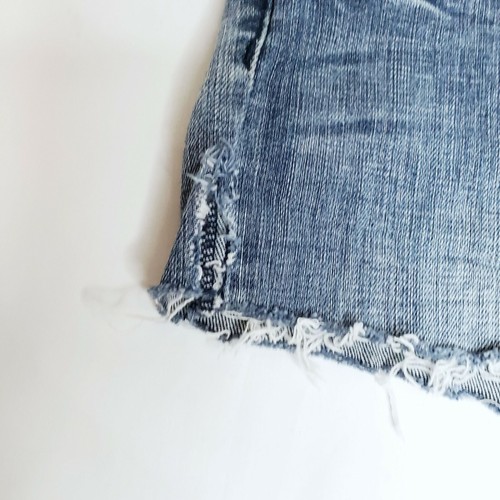 LA Idol USA Cut Off Jean Shorts Women's Size3 Embellished - Picture 6 of 6