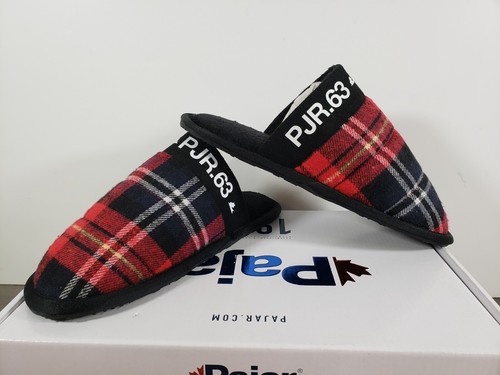 Pajar Canada 1963 Stevie Buffalo karierte Hausschuhe Gr. 38 7-7,5 Kunstfell gefüttert Neu mit Karton - Bild 2 von 10