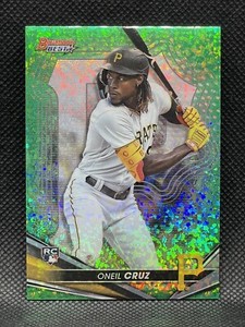 ONEIL CRUZ 2022 Bowmans Best Green Mini Diamond Refractor /99 RC Pirates