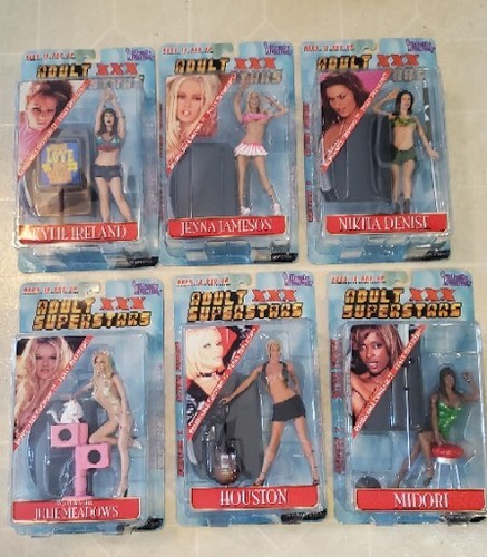 Superstar 7" PLASTIC FANTASY Toys VIVID SERIES 1 JENNA JAMESON COMPLETE SET - Picture 2 of 9