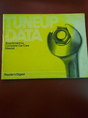 Readers Digest Tune Up Data Domestic/Import 1972-1981