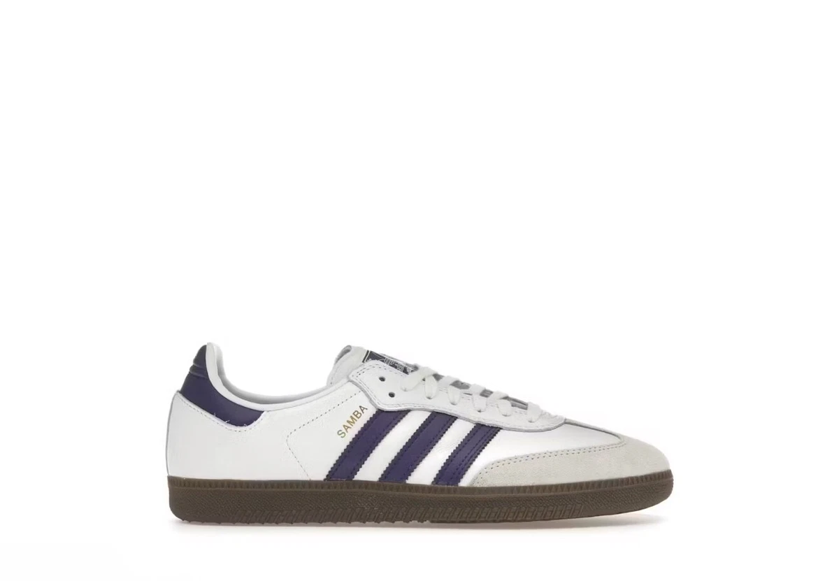 adidas gazelle silver green womens Adidas Originals Samba OG (Cloud White/Energy Ink/Off Whi) Women's Shoes  IF6514 main image 1