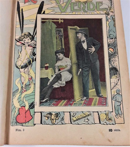 MAGAZINE HEBDOMADAIRE. ROUGE ET VERT. LE SAETA. SICALÍPTICO. VV. AA. XX-XX. - Bild 3 von 4