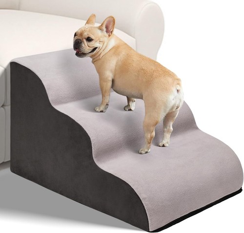 Grauschaum Hundetreppe 3-stufig hoch Beerlove GPJ 15"H - Bild 5 von 6