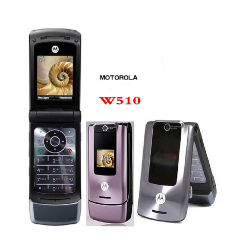 Motorola W510 Unlocked Flip Bluetooth 1.3MP Telefon komórkowy - GSM 850/900/1800/1900 - Zdjęcie 1 z 26