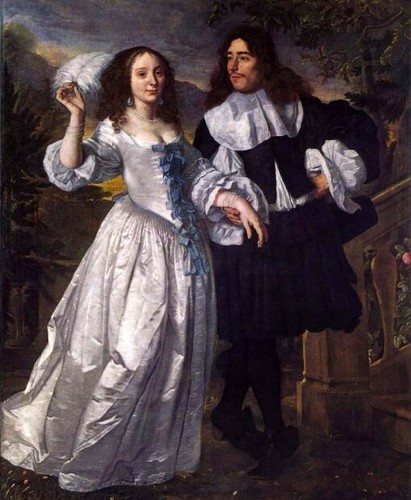 Ölgemälde Portrait-eines-Patriziers-Paar-Bartholomeus-van-der-Helst-Ölgemälde - Bild 1 von 1