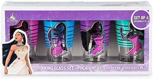 Vasos de beber Disney Store Pocahontas Funko Pop retro años 90 vasos NUEVOS - Imagen 2 de 3