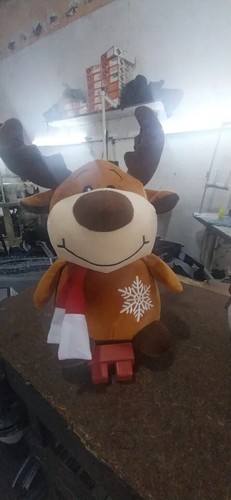 40Cm Elk Plush Christmas Toys Stuffed Dolls Kids Gifts Baby Home Decor Elk Xmas - Picture 9 of 9