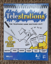 Brand New Sealed - USAopoly Telestrations Family (6 player) Board Game