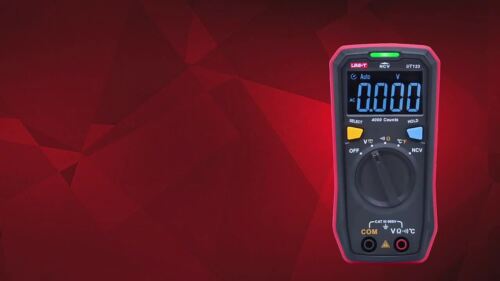 Uni-T UT123 Mini Digital Multimeter AC DC Voltmeter Ohmmeter NCV Test EBTN Displ - Video 1 von 1