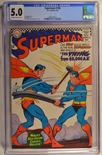 Superman #196 CGC 5.0 OW/W DC Comics May 1967