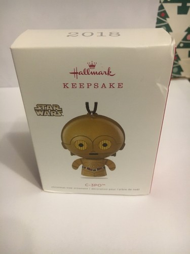 C-3PO Wood Christmas Hallmark Keepsake Star Wars Ornament New In Box - Imagen 3 de 12