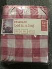 Next Girls Pink Check Single Bed In A Bag Duvet Set BNIB