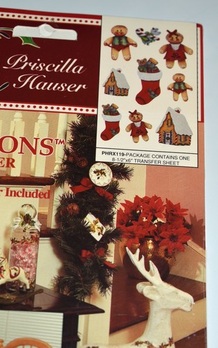 Vintage Rub-On Transfers Lot of 10 Christmas Priscilla Hauser Loew Cornell Plaid - Picture 7 of 12
