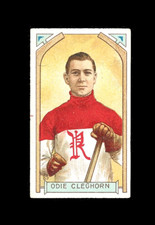 1911 C55 #25 Odie Cleghorn Rare Red Printer's Guide Mark Left Edge Future HOF RC