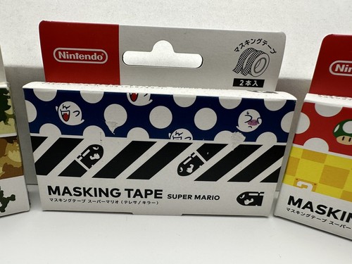 Nintendo Switch Labo Masking Tape 3 Set Plantilla Logo/Icono/Camuflaje Nintendo JAPÓN - Imagen 3 de 6
